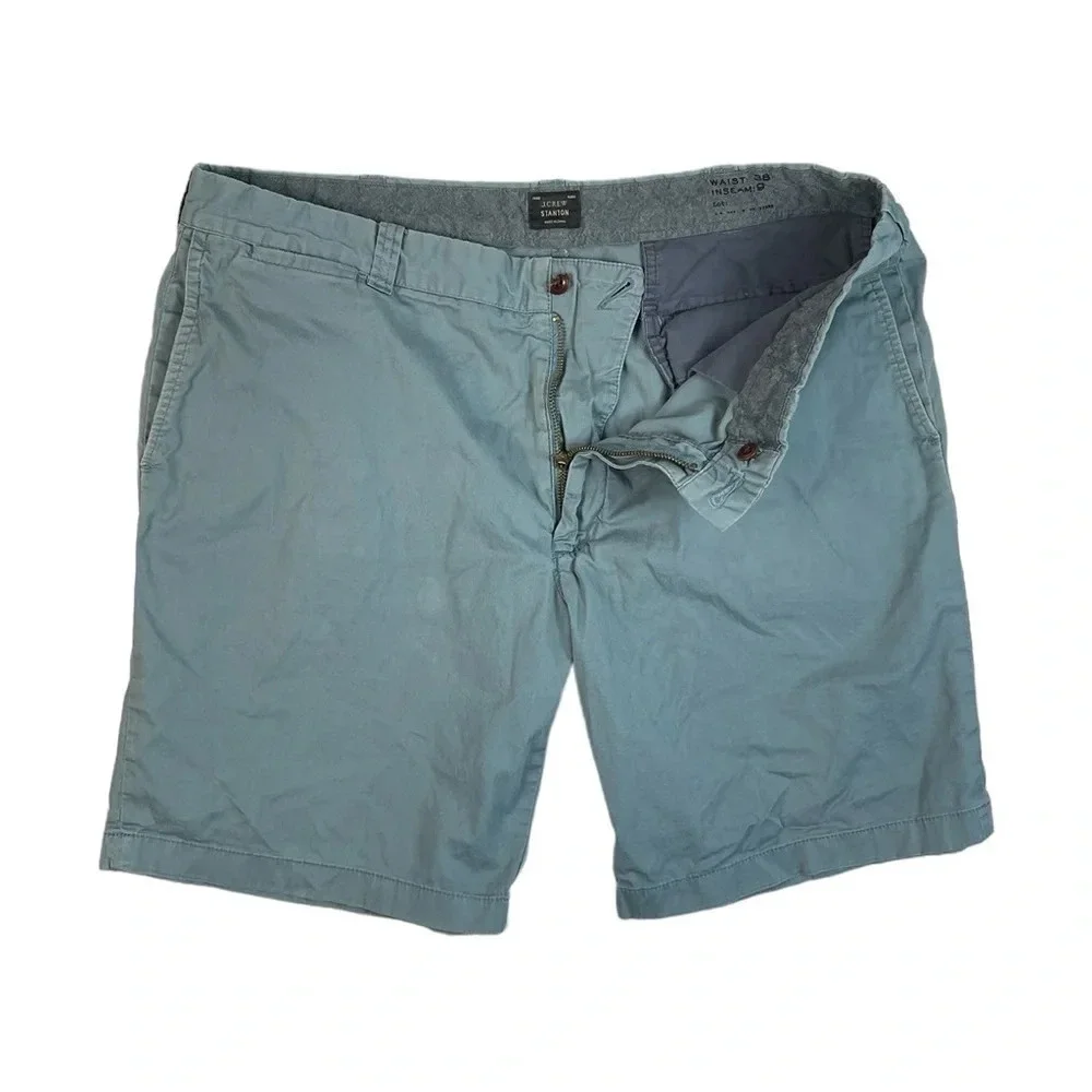 SH819 Men’s J. Crew Preppy 9” Inseam Stanton Chino Shorts 38